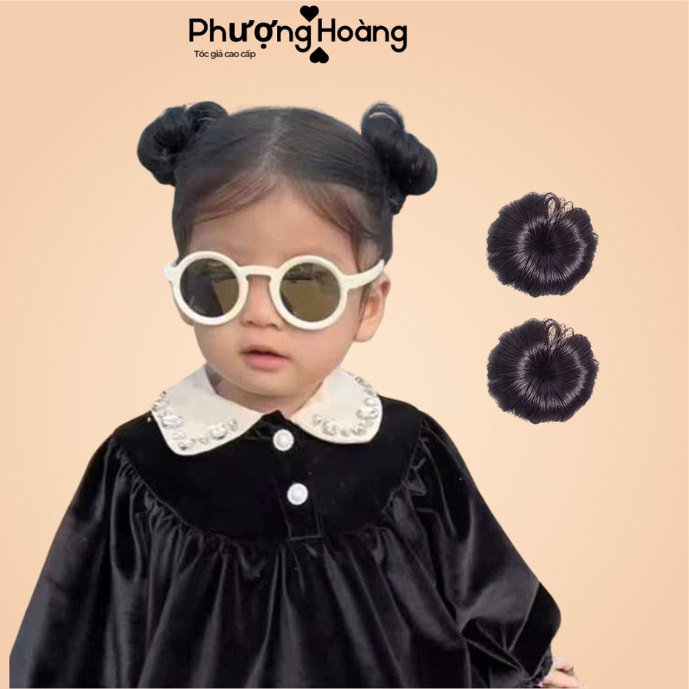 Tóc Giả Búi Na Tra Cho Bé – Dễ Thương, Độc Đáo, Tự Nhiên