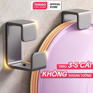 [Mã INBAU154 giảm 15K đơn 99K] Móc treo chậu thau TOSUDO dán tường, chất liệu nhôm cao cấp, tặng kèm keo dán 6g