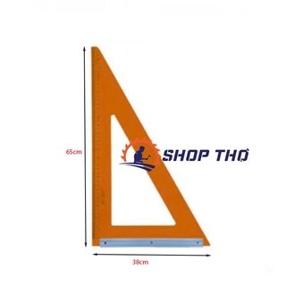 Thước eke cỡ lớn 800x470mm nhựa Bakelite