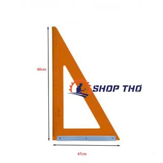 Thước eke cỡ lớn 800x470mm nhựa Bakelite