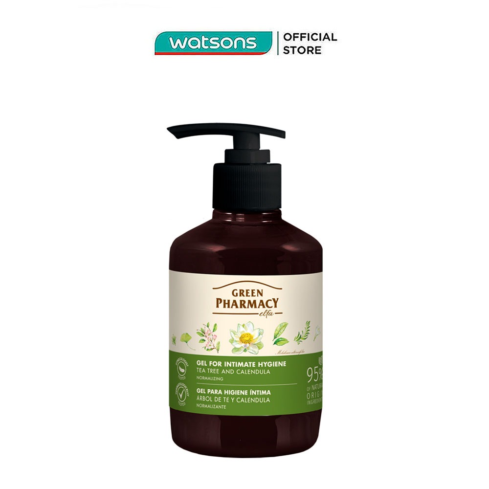 Dung Dịch Vệ Sinh Phụ Nữ Zelenaya Apteka Cây Trà 370ml