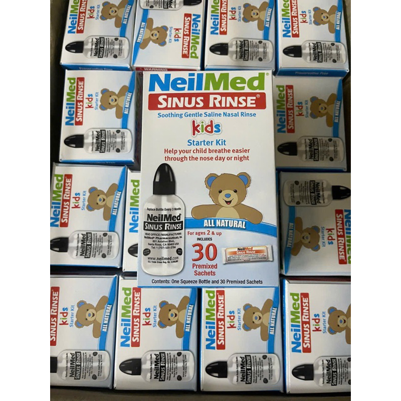 Combo bộ neilmed kid và 1 bình xịt neilmed