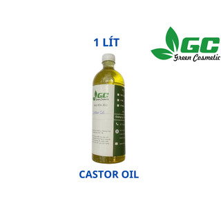 [HCM] Dầu thầu dầu - Castor oil - Nguyên liệu GIÁ SỈ - Greencosmetic 500mL, 1 lít