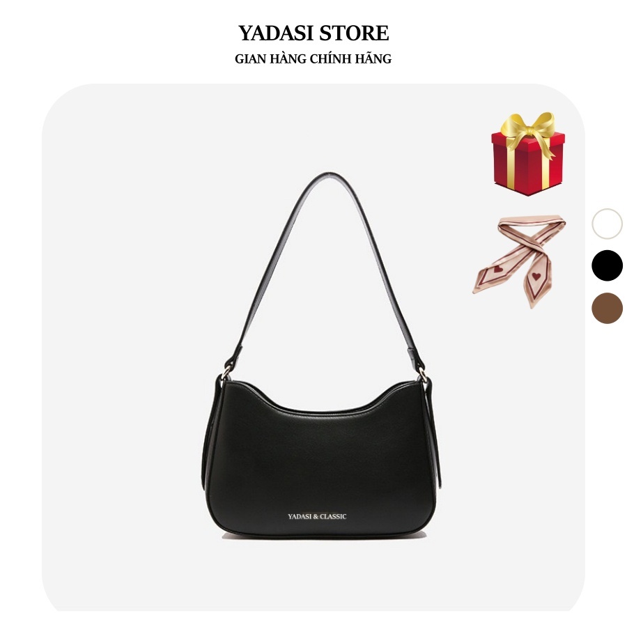 Túi xách nữ đeo vai kẹp nách thời trang da mềm trơn cao cấp phong cách công sở sang trọng YADASI STORE TX29