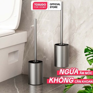  Chổi cọ bồn cầu TOSUDO dán tường cọ toilet chà sàn nhà vệ sinh chất liệu nhôm cao cấp bảo hành 10 năm 
