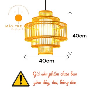 Đèn tre trang trí, thả trần decor