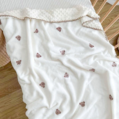 Chăn nhung sữa BONNY 4 mùa cho trẻ em đắp ôm ngủ (KT: 1m1x95Cm)