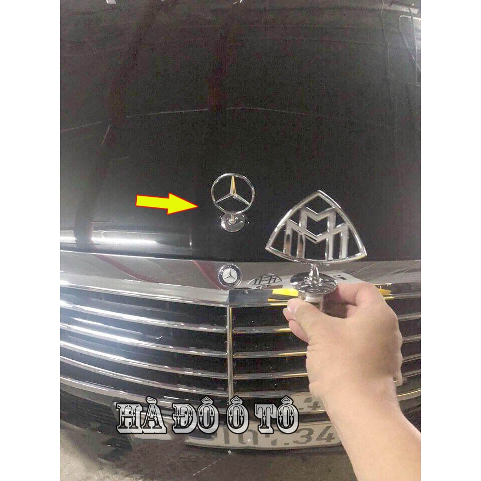 Logo Mercedes & Maybach Lắp Ở Vị Trí Nắp Capo Mercedes - Biểu Tượng Mercedes Ở Nắp Capo Mercedes