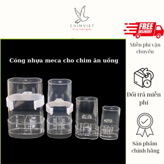 Cóng Nước Cho Chim Cóng Đựng Thức Ăn Cho Chim Tự Động Bằng MiKa Nhựa Cứng Meca Nhiều Phân Loại Cho Khuyên Chào Mào My