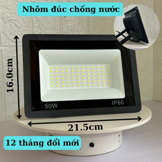 Đèn pha led ngoài trời 50w 100w 30w chiếu sáng biển quảng cáo sân vườn kho bãi nhà xưởng công trình.