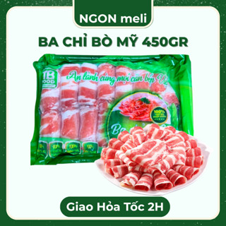 Ba chỉ bò Mỹ cuộn dải 450g NGON meli Giao Hỏa Tốc Hà Nội