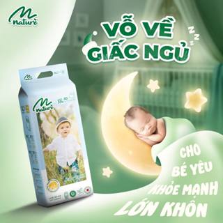 [Combo 2 Bịch] Tã Bỉm Momo Nature Chính Hãng, Bỉm Dán Quần Mềm Mỏng Full Size [Mẫu Mới]