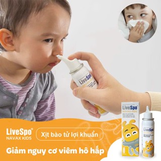 Navax KIDS - XỊT BÀO TỬ LỢI KHUẨN LIVESPO NAVAX KIDS GIÚP TĂNG ĐỀ KHÁNG ĐƯỜNG HÔ HẤP