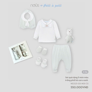  SET Quà tặng Nous bé trai bé gái từ 0-3m  BST tháng 8  