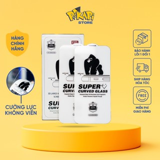  Kính Cường lực iPhone không viền: cho viền đen lẹm màn hình màng che loa thoại chống xước va đập 