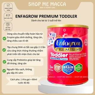 [ nhập khẩu tem phụ]Sữa Enfagrow 1.04kg, 907g Của Mỹ Chính Hãng Enfagrow Đỏ