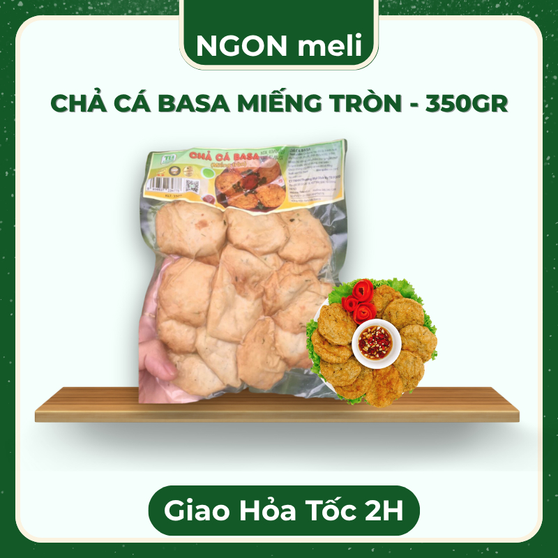 Chả cá basa miếng tròn 350g NGON meli Giao Hàng Hỏa Tốc Tại Hà Nội