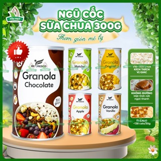 [FULL 5 VỊ] Ngũ Cốc Granola Ăn Sáng Ít Calo Mix Sữa Chua Sấy Khô Siêu Ngon Befresco 300G Yêu Hạt