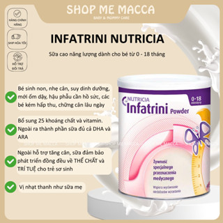 [8/26 Vô địch tăng cân] Sữa béo Infatrini hộp 400g chính hãng đủ bill