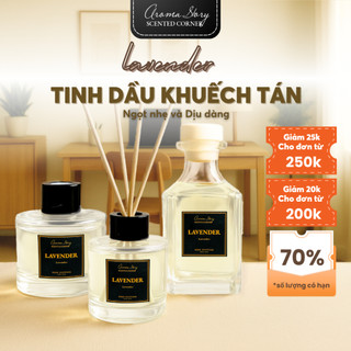  Tinh Dầu Khuếch Tán Aroma Story Hương Lavender Cắm Que Size 50ml 100ml 150ml 