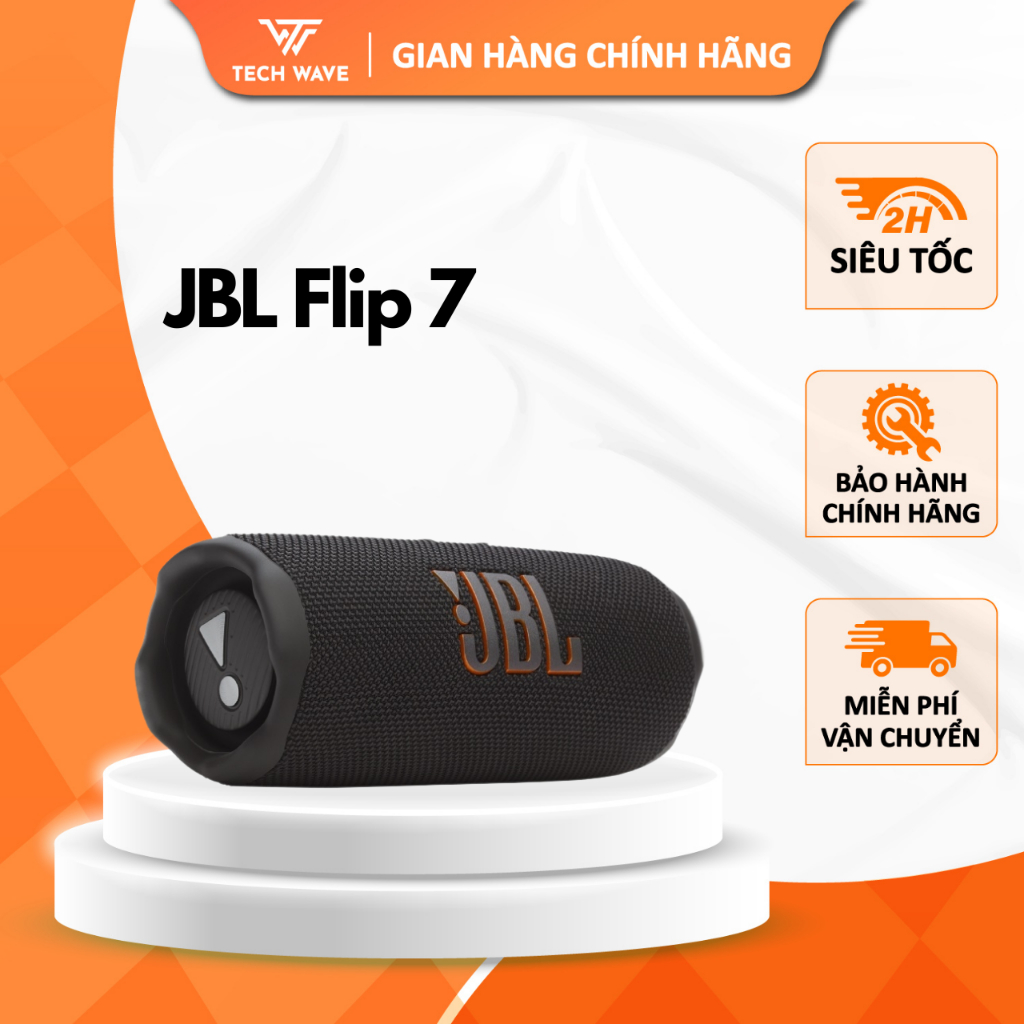 [FLIP7] [THÊM 3 THÁNG BẢO HÀNH] Loa Bluetooh JBL FLIP 7 - Hàng Chính Hãng PGI Phân Phối