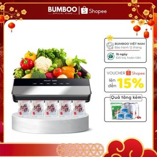 Máy Hút Chân Không 2in1 Kiêm Hàn Miệng Túi Tự Động Bảo Quản Thực Phẩm Không Kén Túi Tặng Kèm 10 Túi