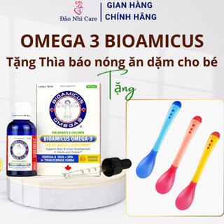 [MÃ VIDEO 18%] DHA Bioamicus Omega 3 Tinh Khiết Không Tanh vị cam cho trẻ từ sơ sinh 30ml
