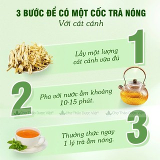 Cát cánh khô 100g, hỗ trợ giảm ho, tiêu đờm, đau họng, khản tiếng, bổ phế