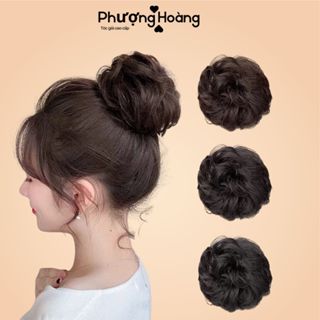 Tóc Giả Búi Xoăn Nữ Tính – Phụ Kiện Tóc Đẹp Tự Nhiên, Dễ Sử Dụng
