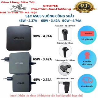 Sạc laptop Asus 19v-3.42a/2.37a/1.75a Loại tốt - ADAPTER ASUS - Sạc asus chân to / nhỏ - sạc máy tính asus. sale