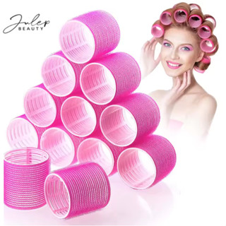 Set 6 Lô Uốn Tóc Mái Tự Dính Tiện Dụng - Lô Uốn Tóc Xoăn Tự Nhiên - Tạo Kiểu Tóc - JULEP BEAUTY