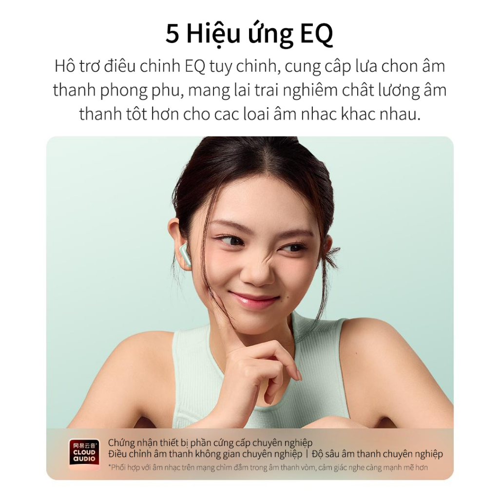 Tai nghe Redmi Buds 7S - Chống ồn chủ động, Âm thanh vòm 360°, Pin 32h, Bluetooth 5.4, Nghe hay | BigBuy360 - bigbuy360.vn
