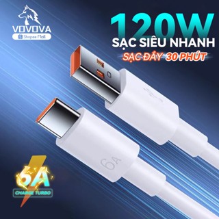 Cáp Sạc Nhanh 5A VOVOVA Type C Dài 1m 1.5m Cho Camera Điện Thoại Webcam Sạc Siêu Tốc dây sạc samsung