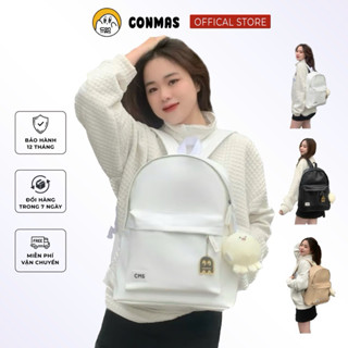 Balo chất liệu da PU dày dặn CMS 2 phối màu basic 🌼 HÀNG CÓ SẴN Da PU