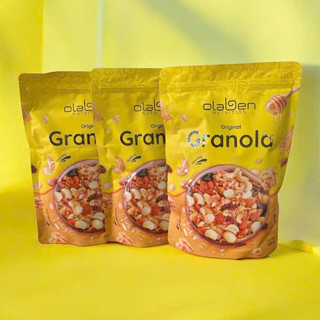 The Signature Olaben Set - Combo 3 Túi Granola Siêu Hạt Vị Truyền Thống chính hãng Olaben Nutrition