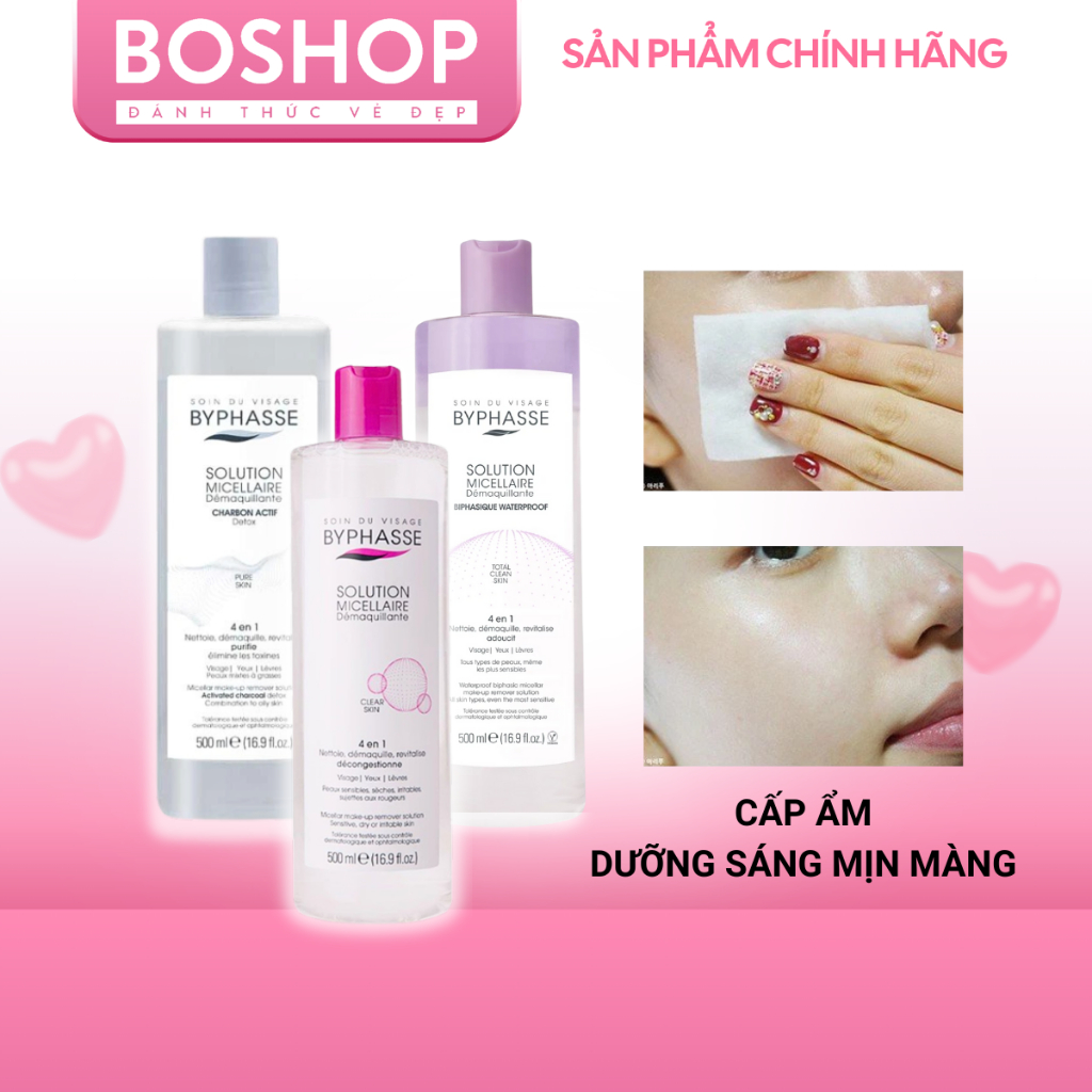 Nước Tẩy Trang Byphasse Solution Micellaire 500ml