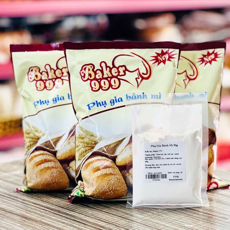 Phụ gia bánh mì Baker 999 50g