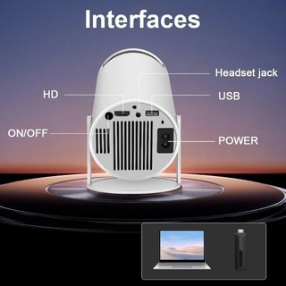 Máy chiếu Led mini HY300 Projector Android 12 Wifi Bluetooth