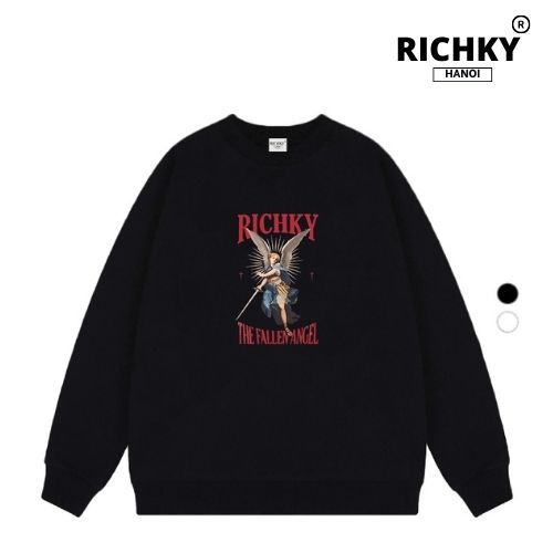 Áo Sweater Richky Hanoi Premium Nỉ Thiên Thần Fallen Angel