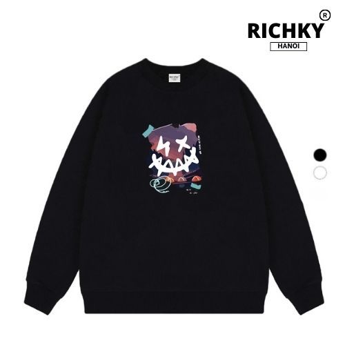 Áo Sweater Richky Hanoi Premium Nỉ Crazy Smiley Face