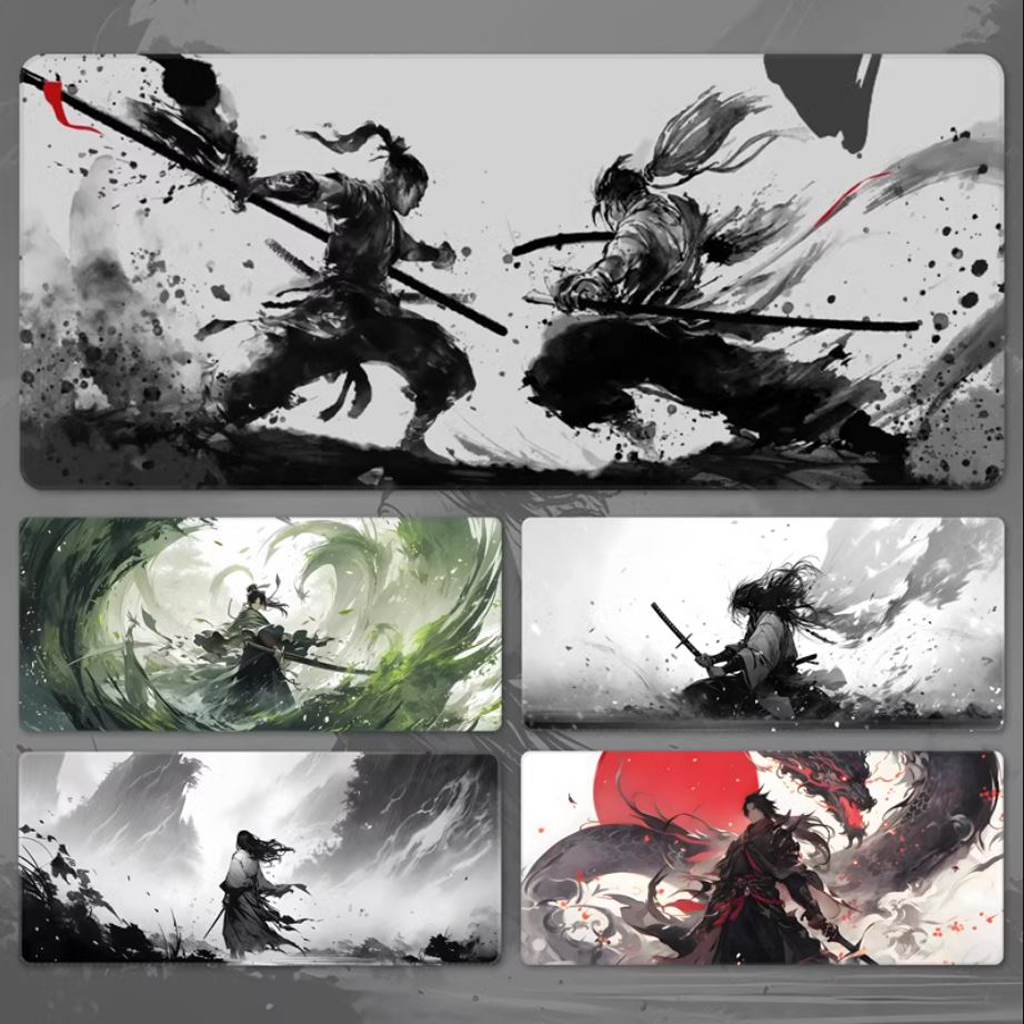 Tấm lót chuột cỡ lớn, pad chuột Võ thuật, DESKMAT, mouse pad anime full mẫu full size