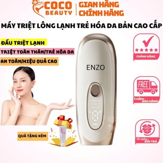 Máy triệt lông trẻ hoá da ENZO ,triệt lông toàn thân,chức năng triệt lông, trẻ hoá da ,triệt mụn BH 10 Năm