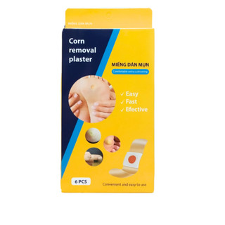 Miếng dán mụn cóc Corn Removal Plaster - Hộp 6 miếng