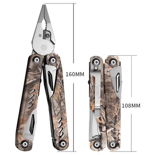 Bộ Kềm phượt đa năng gấp gọn EDC M16 họa tiết camo quân đội