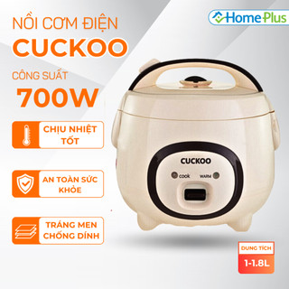Nồi Cơm Điện Mini Cuckoo Dung Tích 1.8L, Lòng Nồi Tráng Men Chống Dính, Tiết Kiệm Điện Năng, Công Nghệ Hiện Đại Hàn Quốc