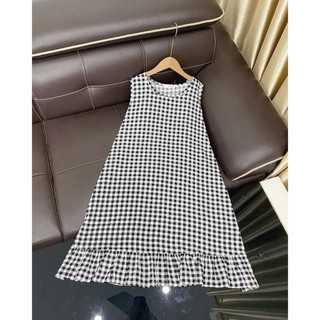 Đầm bầu, Váy Ngủ Bầu Vải Lanh Lụa Hàng Châu Mềm Mát (kiểu sát nách)