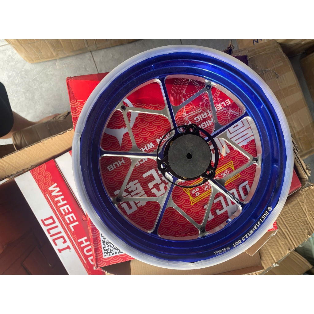 Vành DUCI CNC V5 12inch đầy đủ màu sắc hình ngôi sao