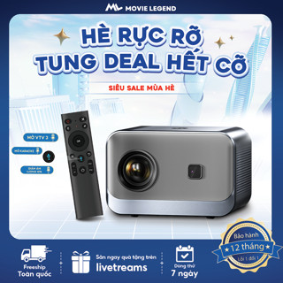 [ Hỏa Tốc ] Máy Chiếu Movie Legend - Máy Chiếu S7 Pro - Hỗ Trợ FULL HD - Bảo hành 12 tháng