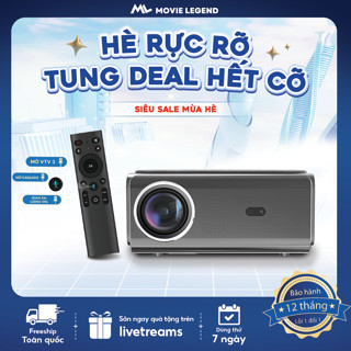 [ Hỏa Tốc ] Máy Chiếu Mini H8PRO MAX Version 2 - Máy Chiếu Movie Legend  - Full HD 1080P - Hỗ Trợ 4K