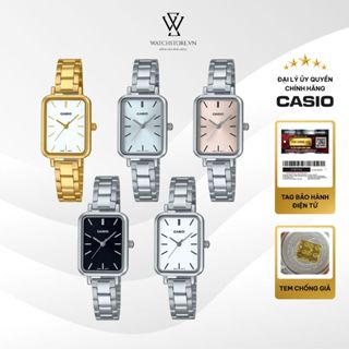Đồng Hồ Nữ LTP-V009 Sang Trọng Kính Khoáng Hình Chữ Nhật 20.7mm Chống Nước Dây Kim Loại Chính Hãng CASIO - WATCHSTORE